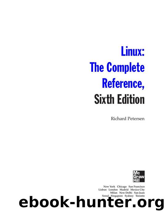 MCGraw-Hill Osborne Linux, The Complete Reference 6th (2008) by Unknown