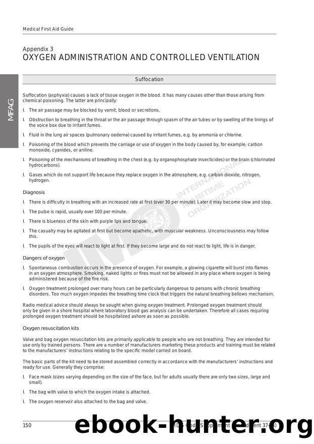 MFAG - Appendix 3 - Oxygen administration and controlled ventilation by Redistributed by Regs4ships Ltd