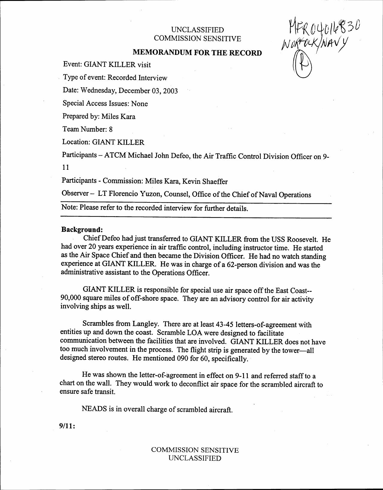 MFR NARA- T8- DOD-Navy- Giant Killer- 12-3-03- 00792 by Unknown