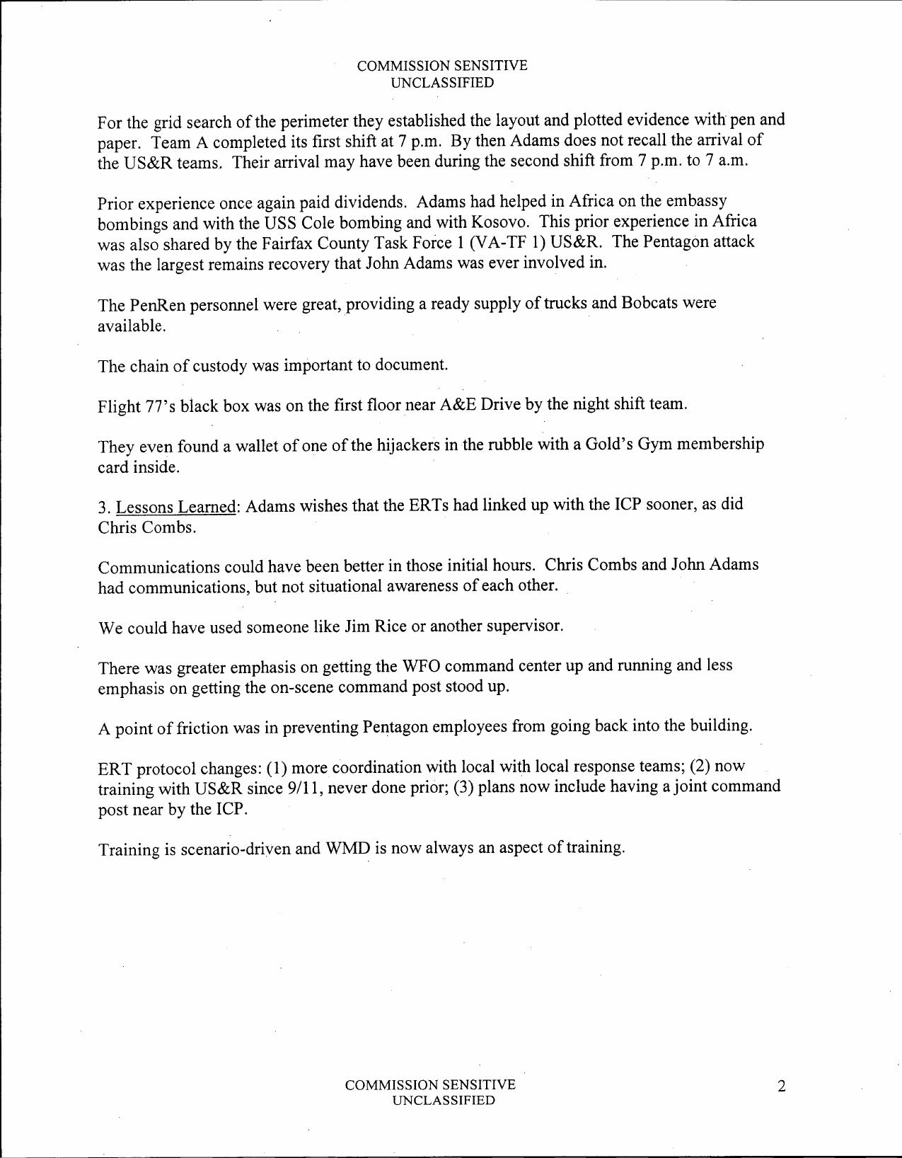 MFR NARA- T8- FBI- Adams John S- 11-3-03- 00472 by Unknown