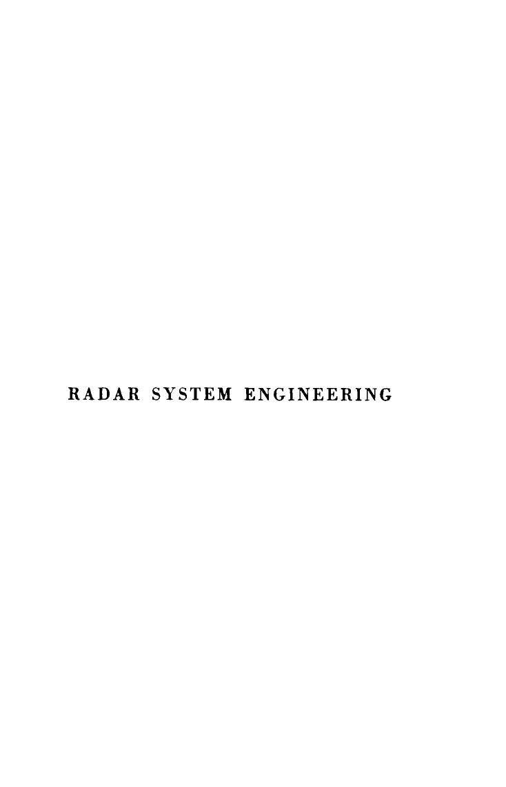 MIT RadLab {complete set} Vol 01 - Radar System Engineering by L. Ridenour