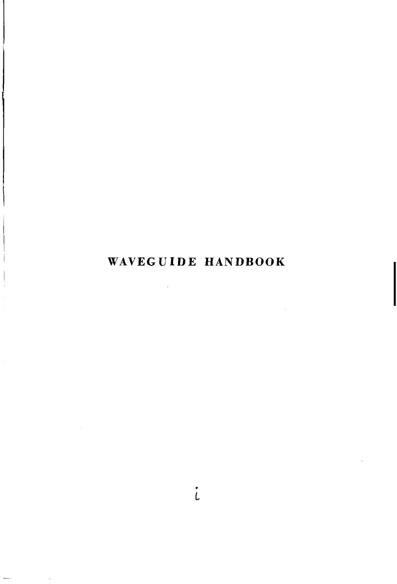 MIT RadLab {complete set} Vol 10 - Waveguide Handbook by N. Marcuvitz