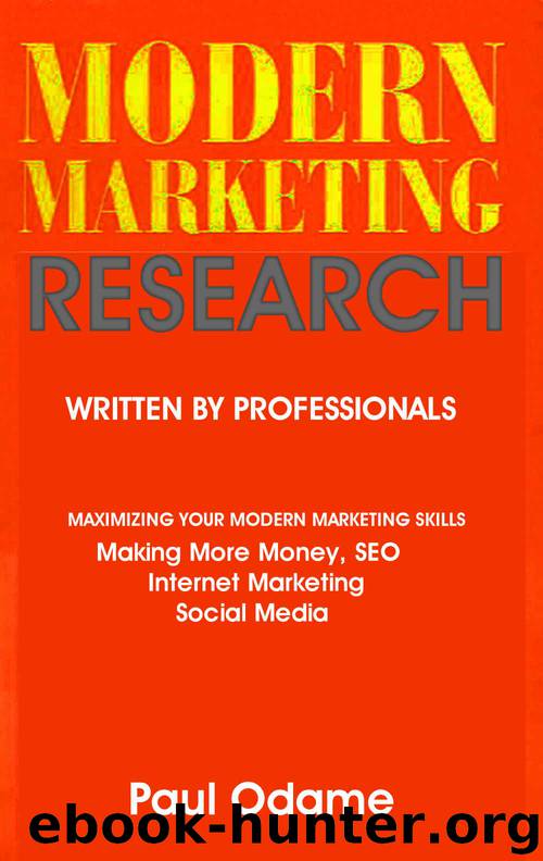 MODERN MARKETING TACTICS by Odame Paul & Jubi Gloria