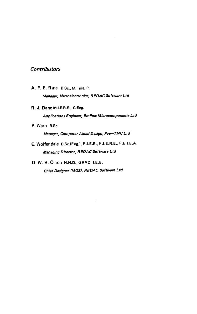 MOS Integrated Circuit Design by E. Wolfendale (Eds.)