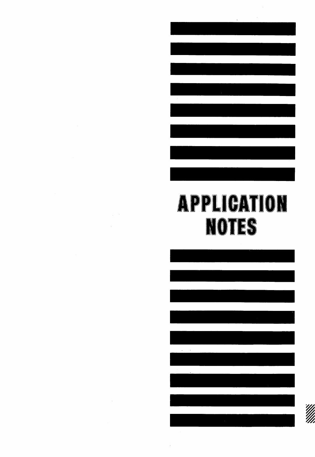 MOTOROLA Integrated Circuits by Application Notes WW
