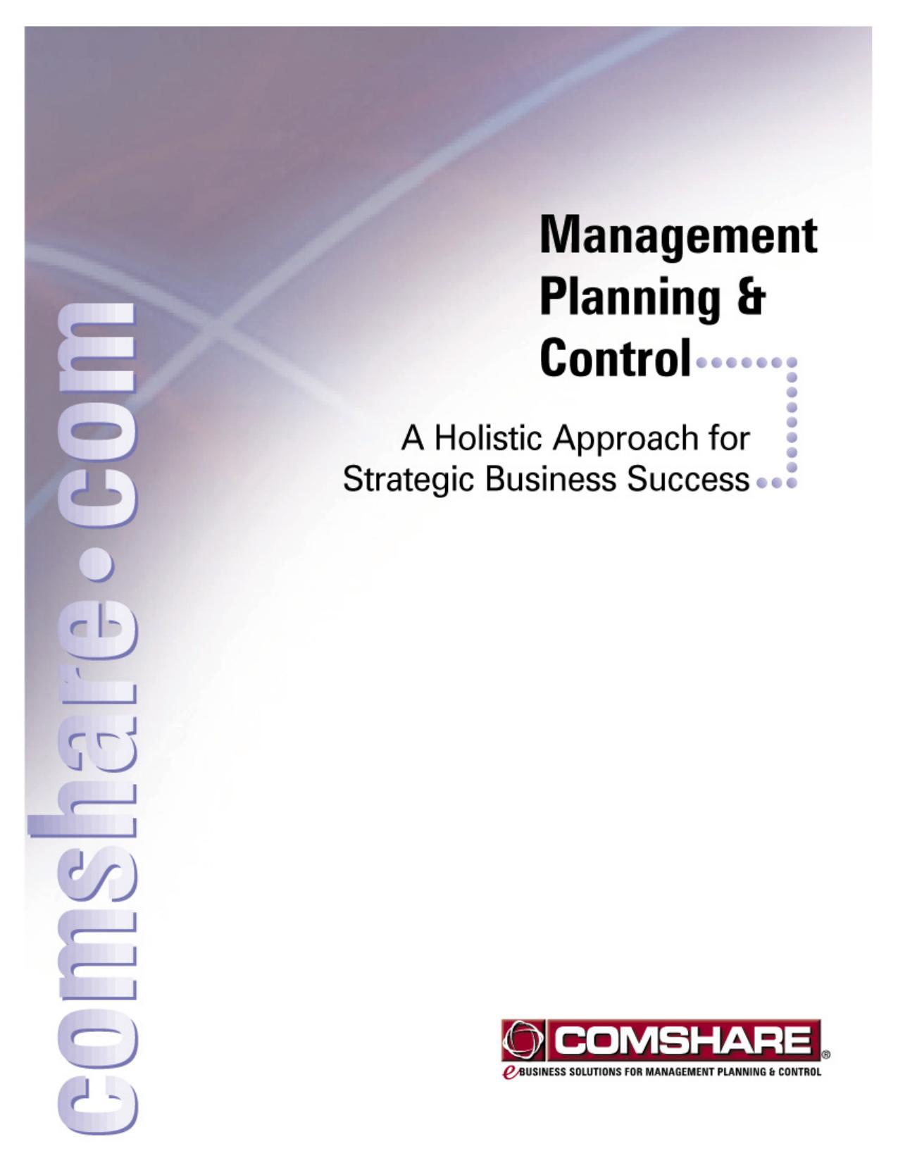 MPC: A Holistic Approach for Strategic Business Success by pp 16