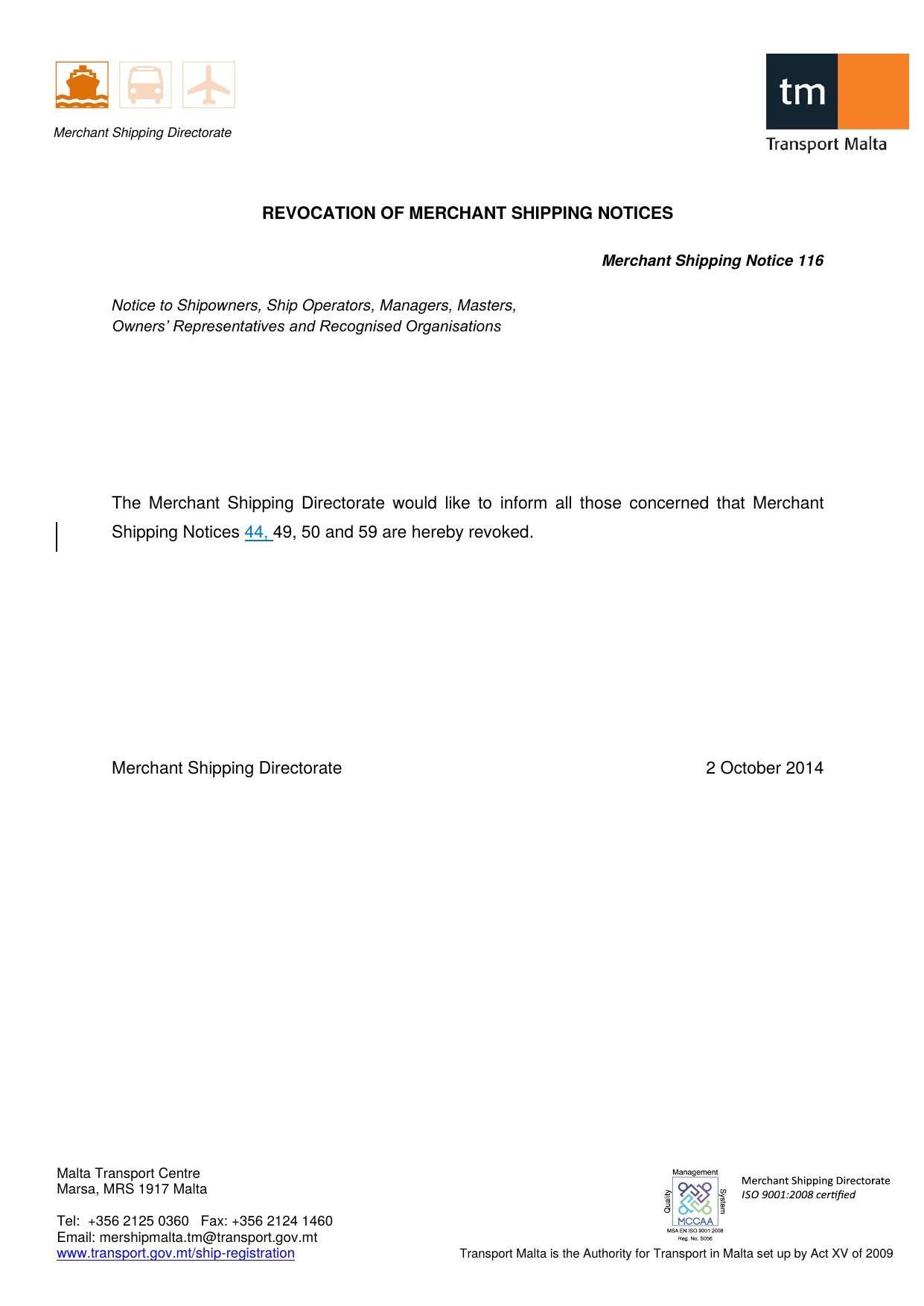 MS Notice 116 by dale.hamilton