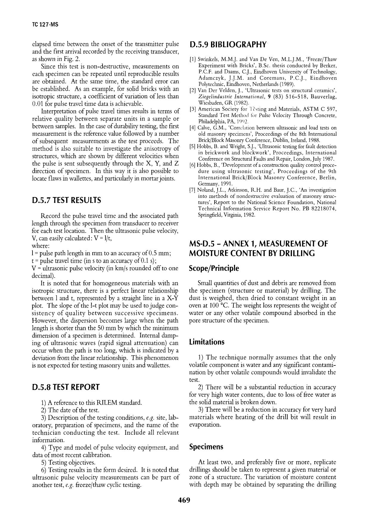 MS-D.5—Annex 1, measurement of moisture content by drilling by Unknown