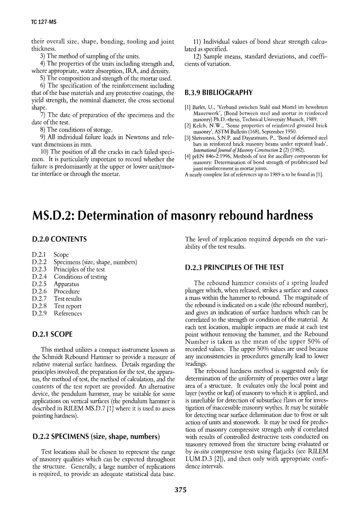 MS.D.2: Determination of masonry rebound hardness by Unknown