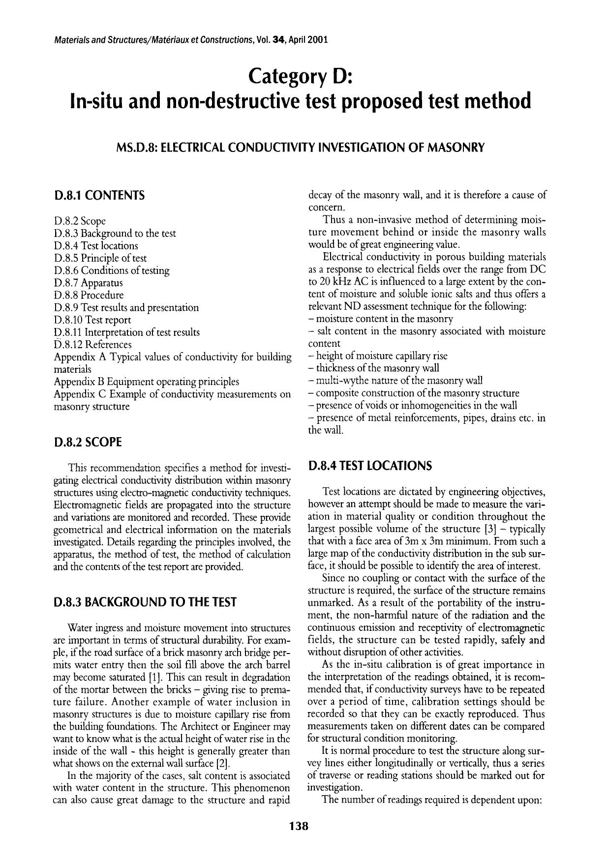 MS.D.8: Electrical conductivity investigation of masonry by Unknown