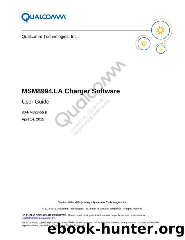 MSM8994.LA Charger Software User Guide by Unknown