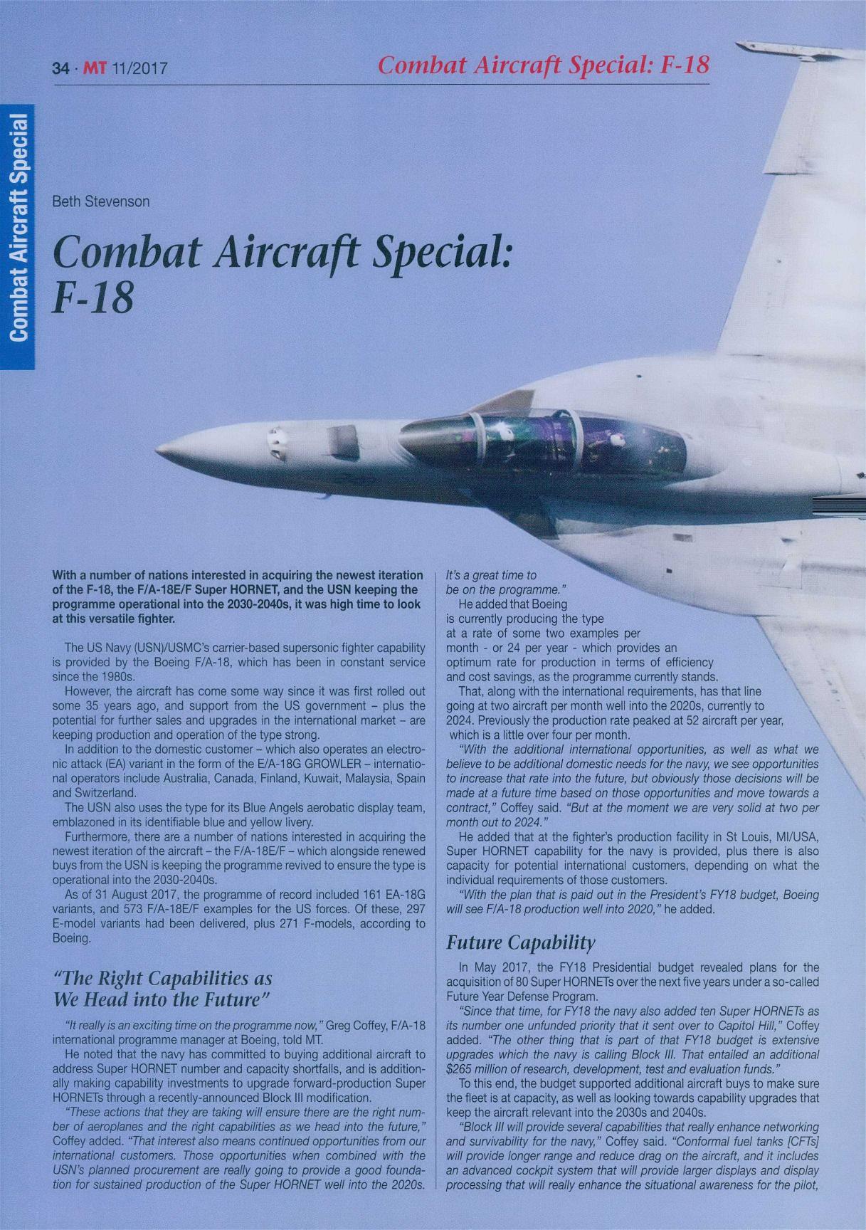 MT Combat Aircraft Special by F-18