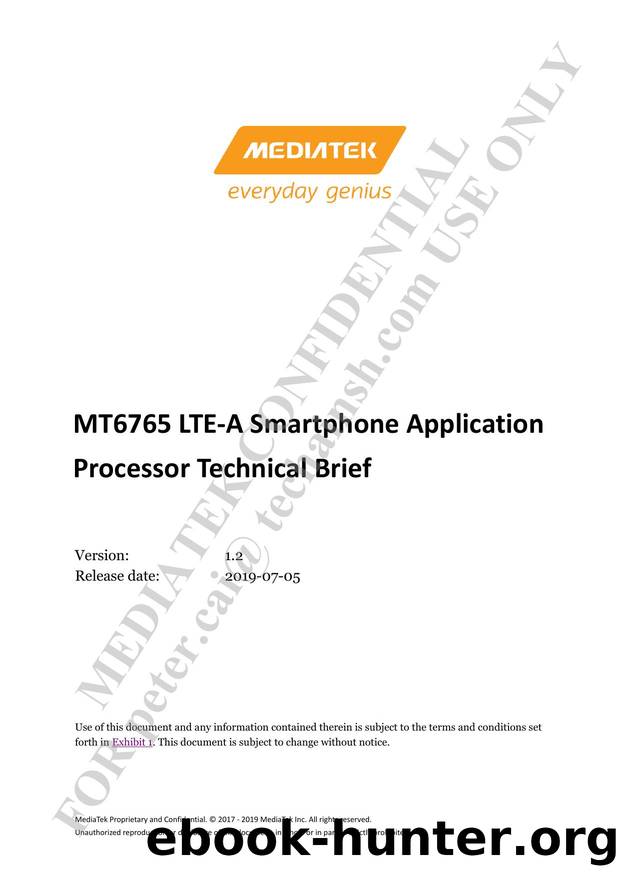 MT6765 LTE-A Smartphone Application Processor Technical Brief V1.2 by Unknown