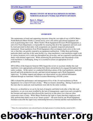 MTA OIG Report 2013 05 by Wieda Chris