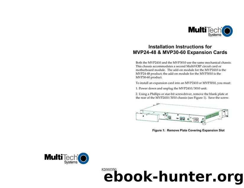 MVP 3010 R A Expansion Cards by pmb