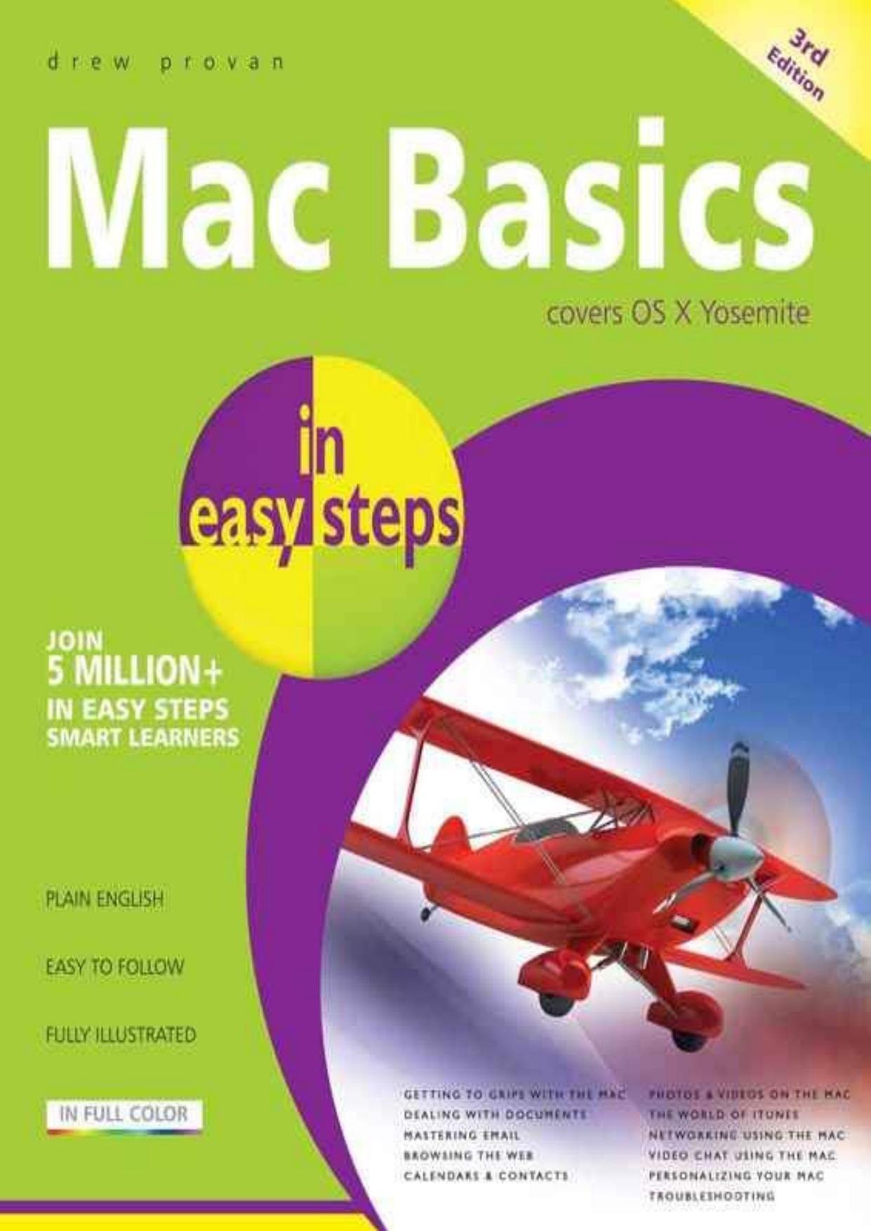 Mac Basics in Easy Steps by Drew Provan
