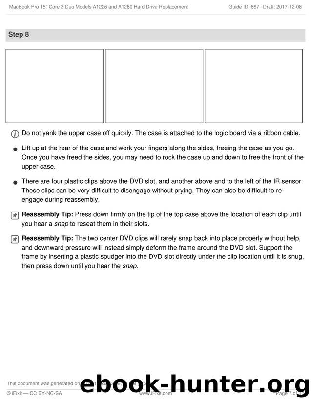 MacBook Pro 15 Core 2 Duo Models A1226 and A1260 Hard Drive Replacement [2] by Unknown