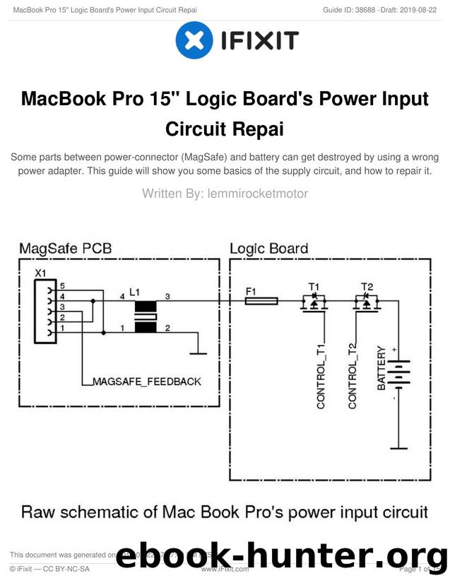 MacBook Pro 15" Logic Board's Power Input Circuit Repai by Unknown