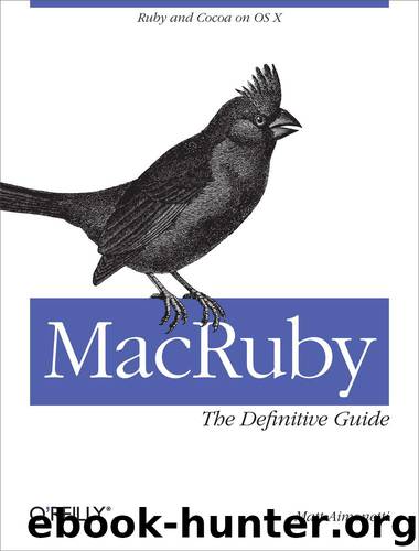 MacRuby: The Definitive Guide