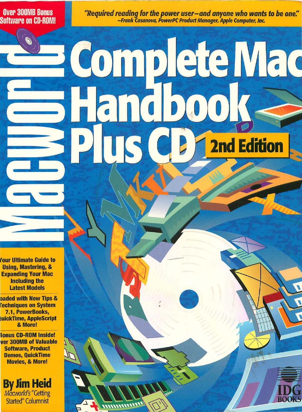 MacWorld complete Mac handbook plus CD by Heid Jim