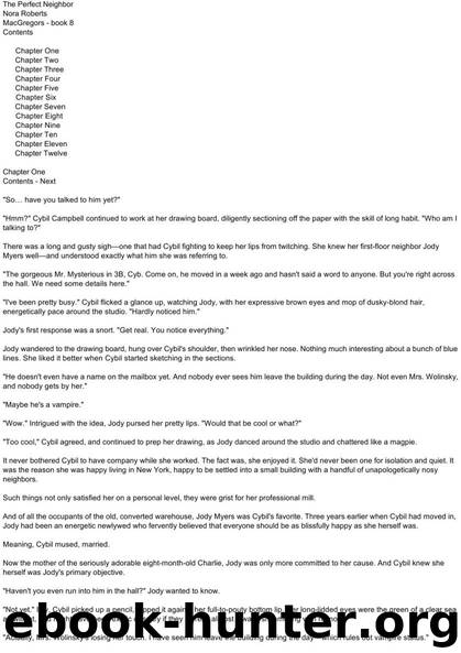 Macgregors - 11 - The Perfect Neighbor by Nora Roberts