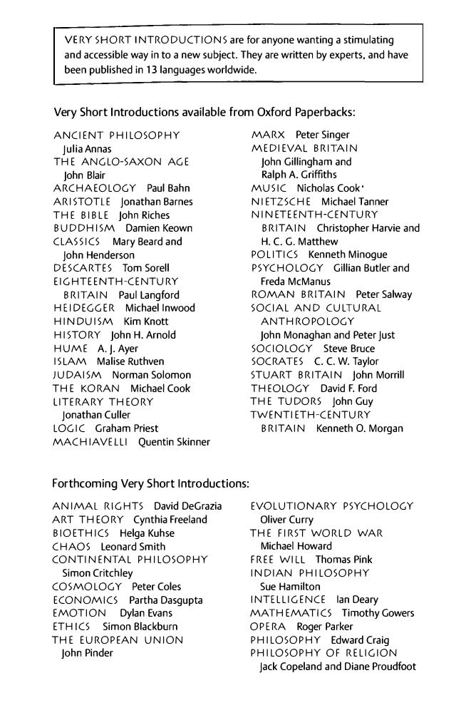 Machiavelli: A Very Short Introduction by Quentin Skinner