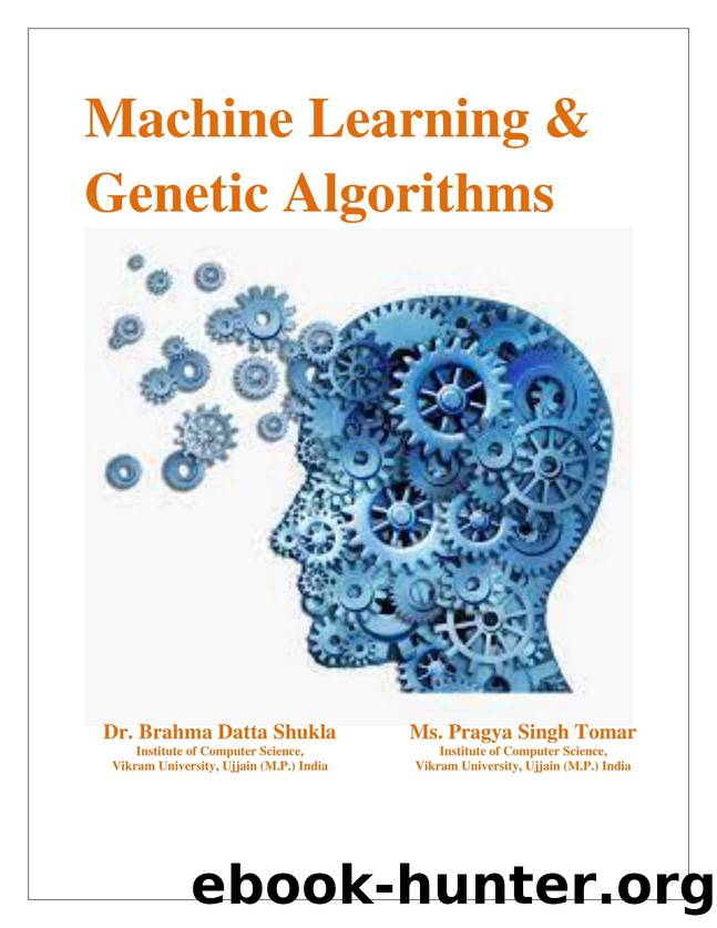 Machine Learning & Genetic Algorithms by unknow