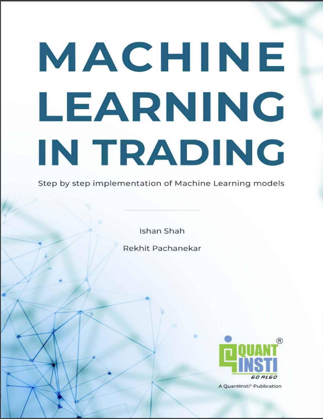 Machine Learning in Trading by Quantitative Learning QuantInsti