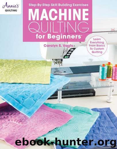 Machine Quilting for Beginners by Carolyn Vagts