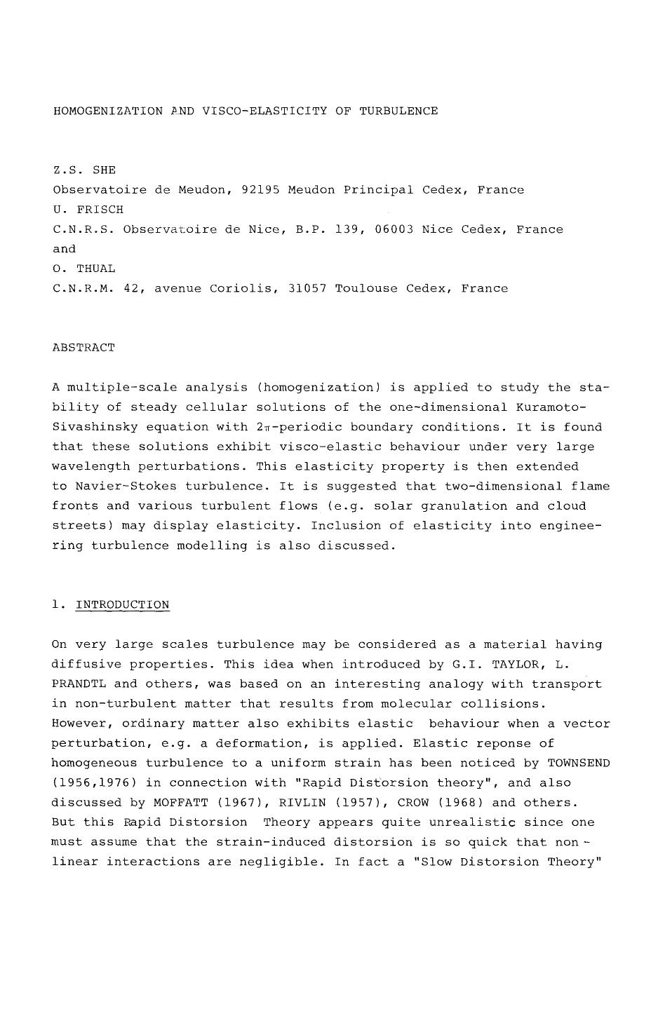 Macroscopic Modelling of Turbulent Flows: Proceedings of a Workshop Held at INRIA, Sophia-Antipolis, France, December 10â14,1984 by unknow