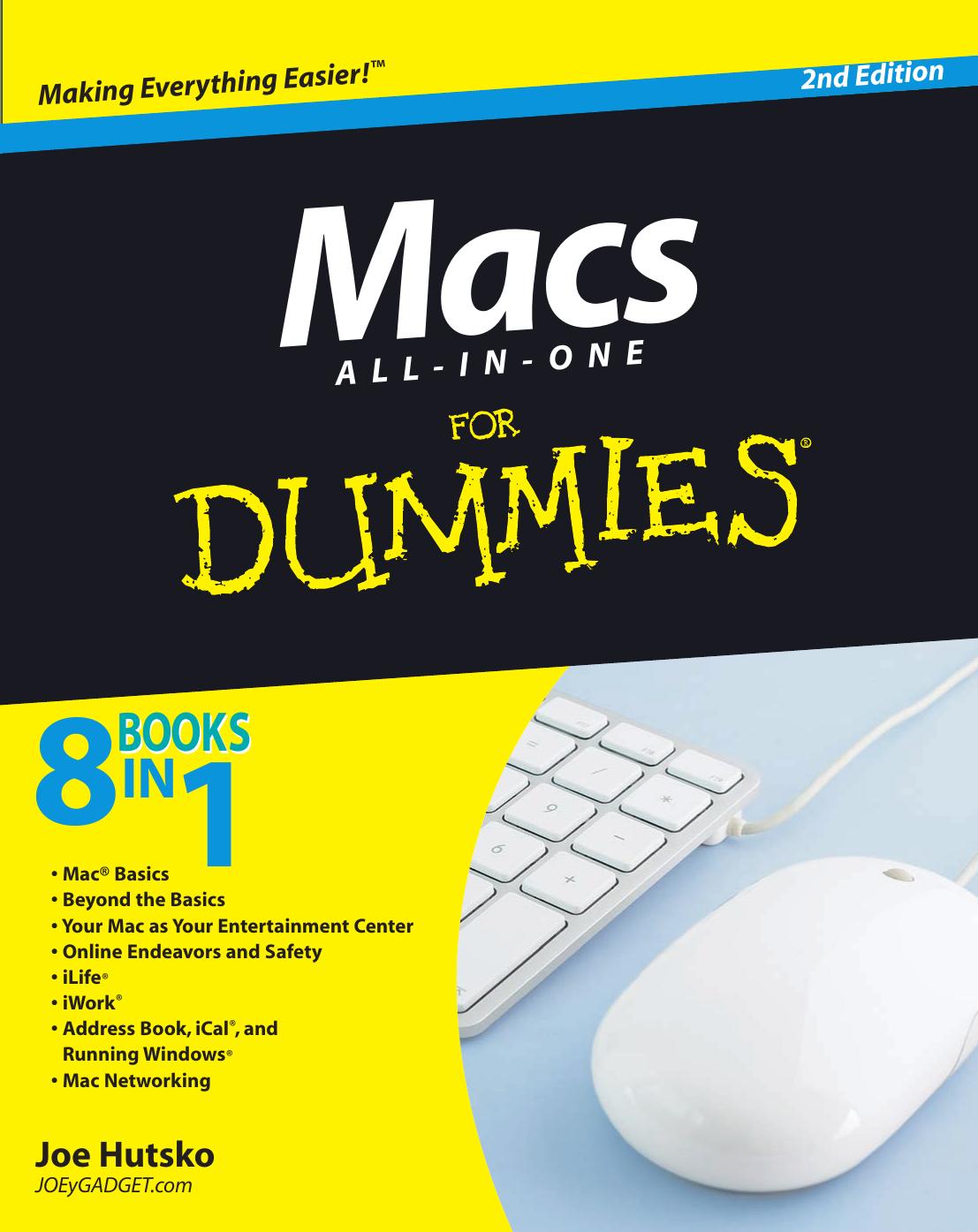 Macs All-in-One For Dummies by Joe Hutsko
