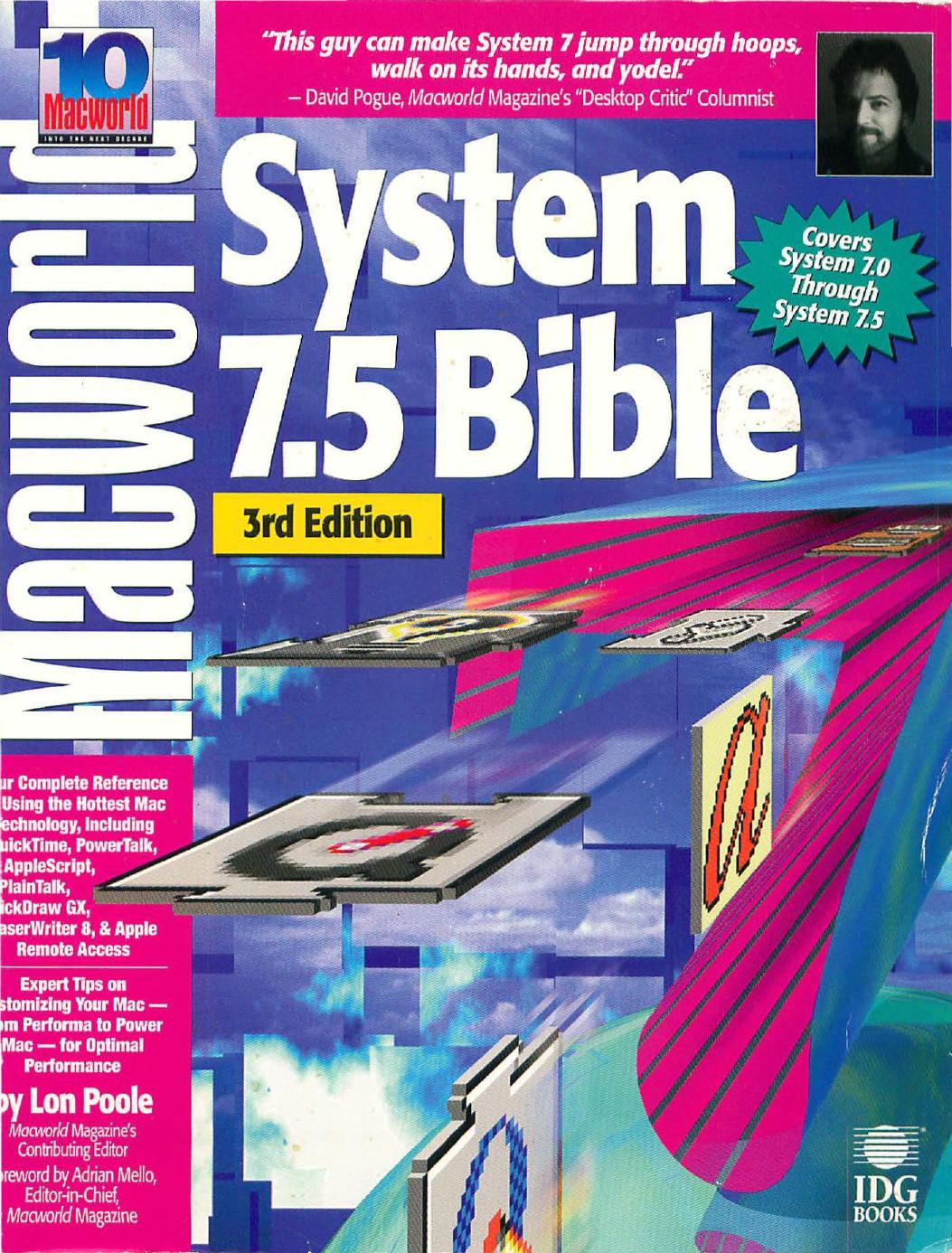 Macworld System 7.5 bible by Poole Lon