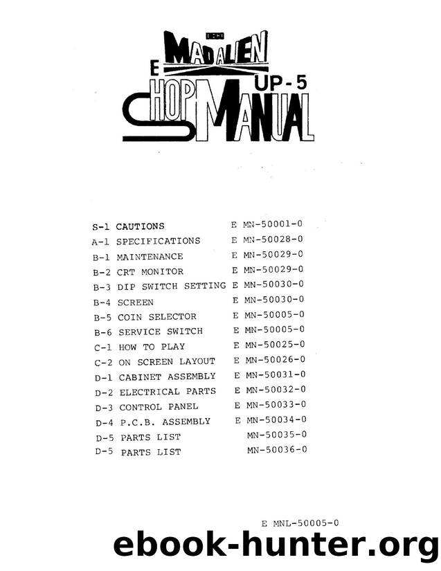 Mad Alien, by Data East (1980) by Unknown
