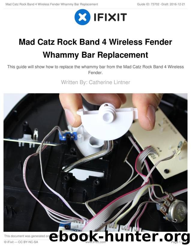 Mad Catz Rock Band 4 Wireless Fender Whammy Bar Replacement by Unknown