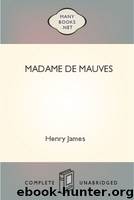 Madame de Mauves by Henry James