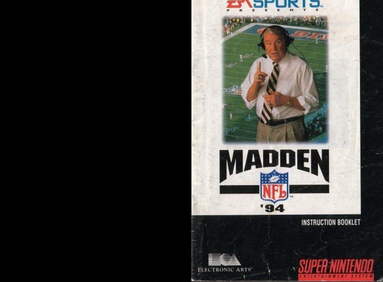 Madden NFL '94 by William Robinson; SEGA Entāpuraizesu.; High Score Productions.; EA Sports (Firm)
