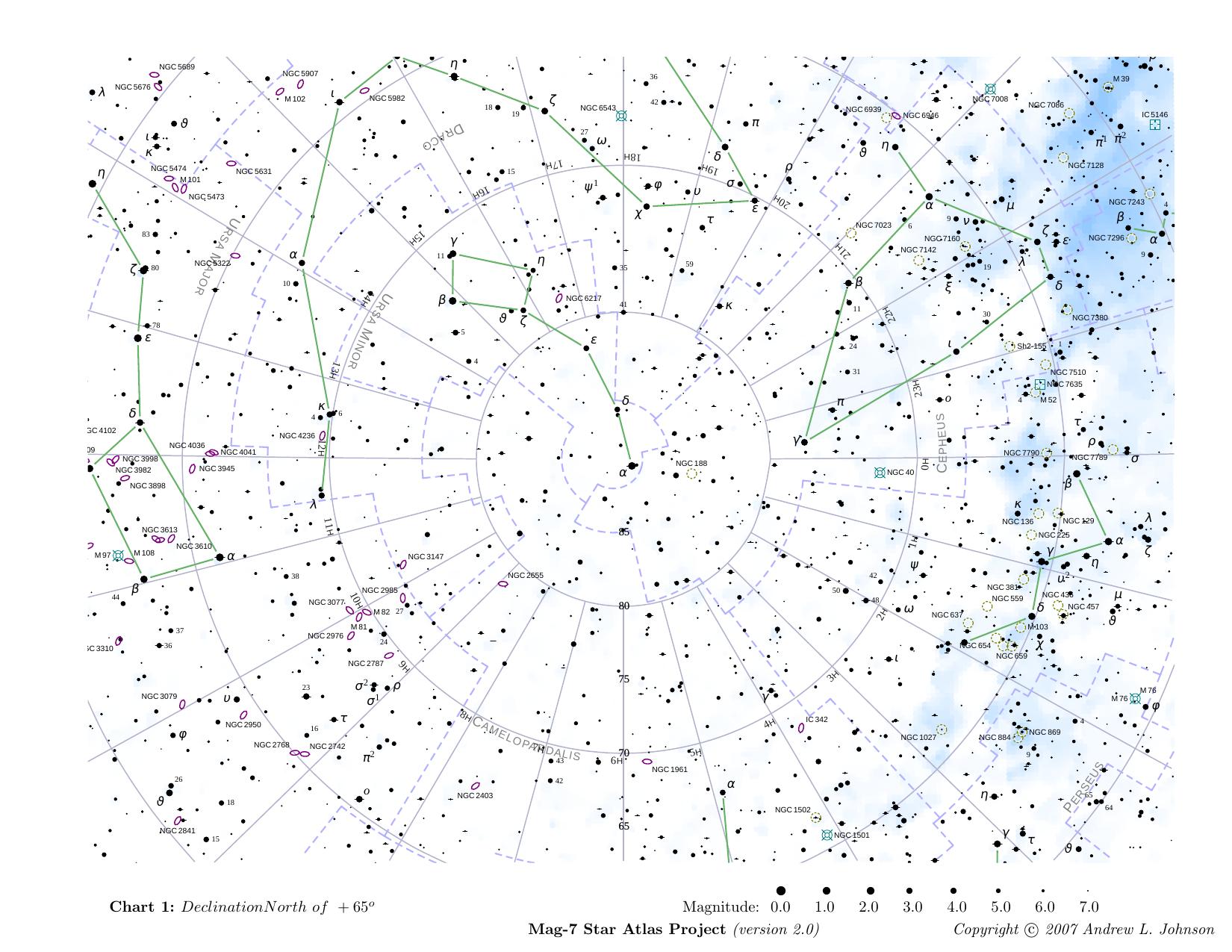 Mag 7 Star Atlas by Unknown