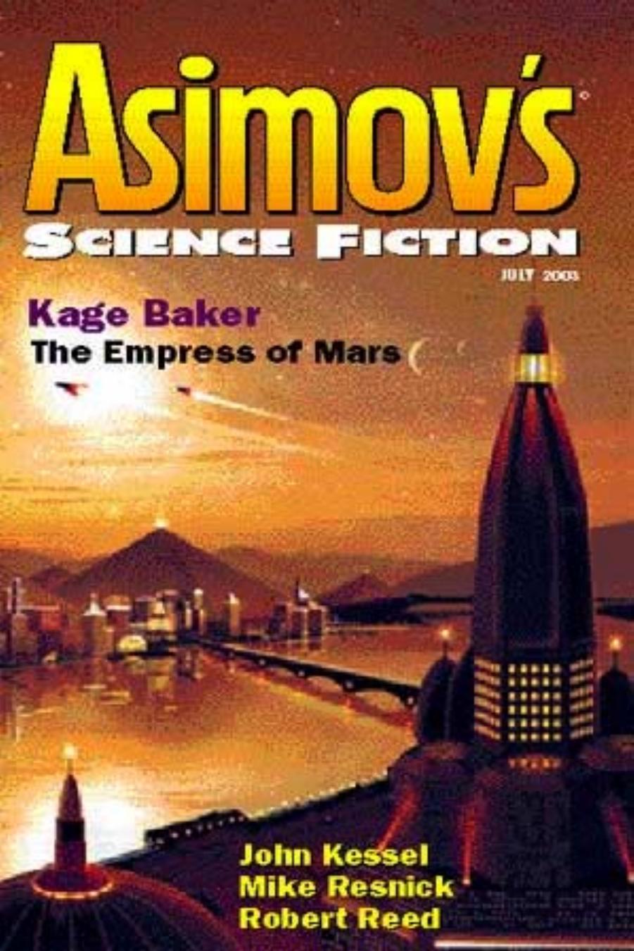Magazine - Asimov's Science Fiction - 2003 by Steve Pendergrast