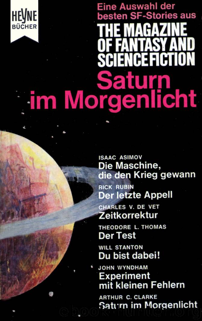 Magazine of Fantasy and Science Fiction 01 - Saturn im Morgenlicht by V.A