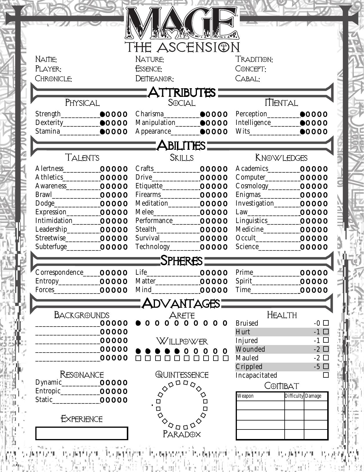 Mage Revised by Chris McDonough