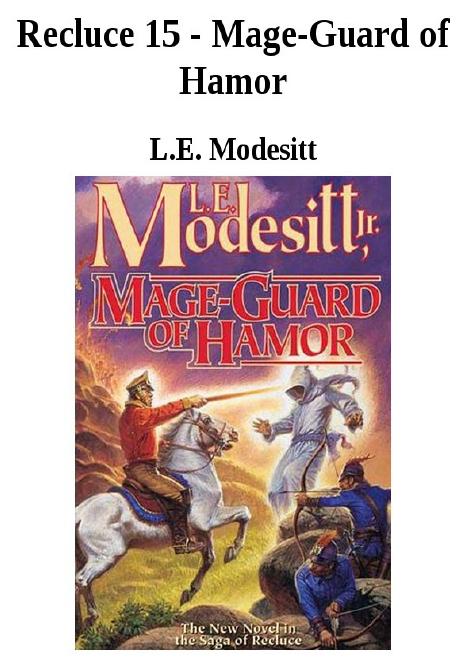 Mage-Guard of Hamor by L. E. Modesitt Jr