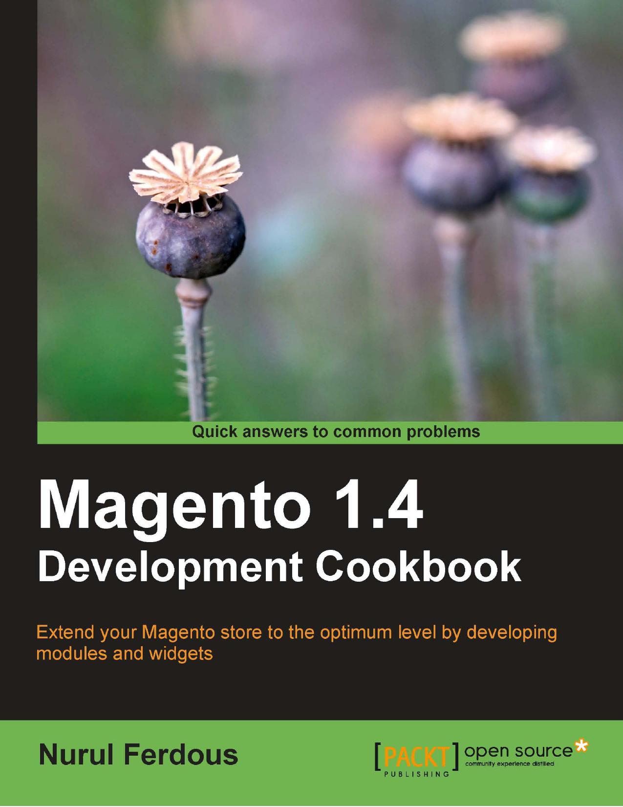 Magento 1.4 Development Cookbook by Unknow