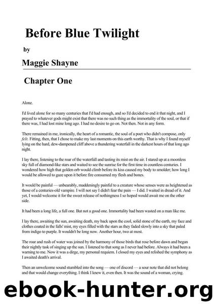 Maggie Shayne - Twilight Series 11 by Before Blue Twilight