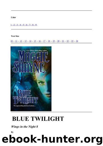 Maggie Shayne - Twilight Series 12 by Blue Twilight