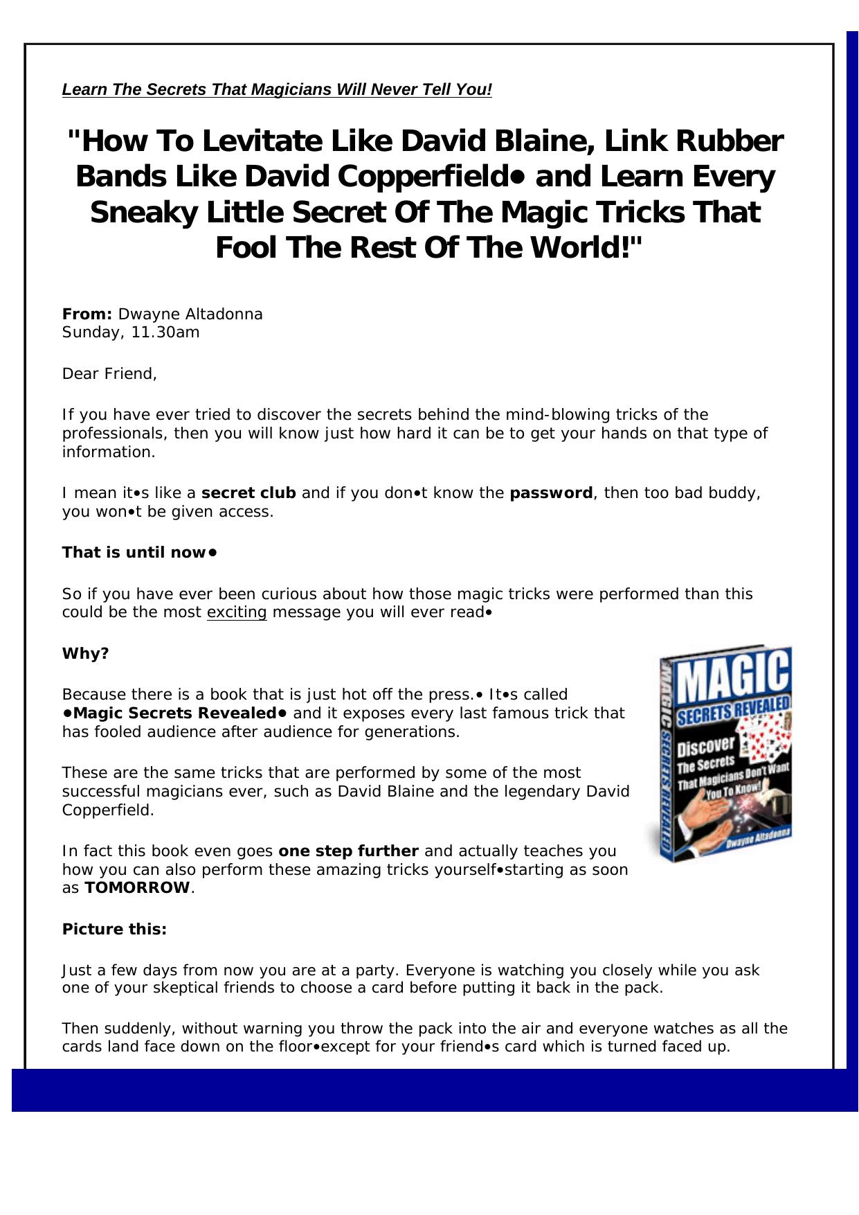 Magic Secrets Revealed. by Best of Kuszter's Collection