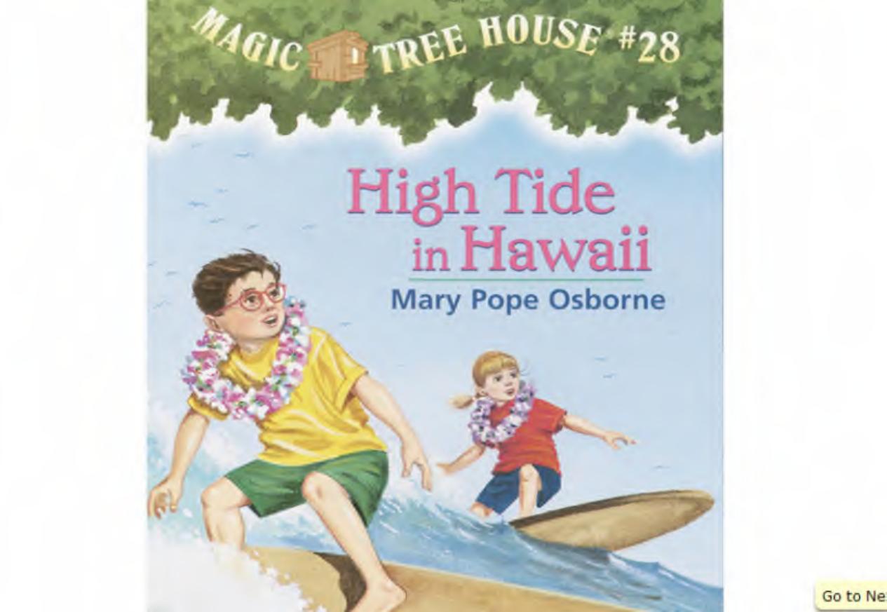 Magic Tree House Collection by High Tide in Hawaii text