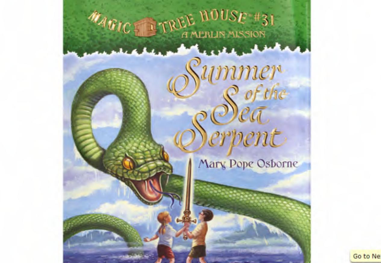 Magic Tree House Collection by Summer of the Sea Serpent text