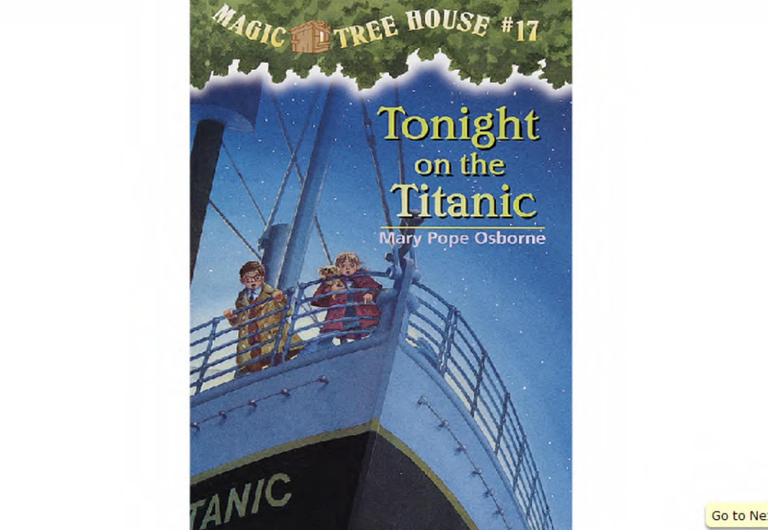 Magic Tree House Collection by Tonight on the Titanic text