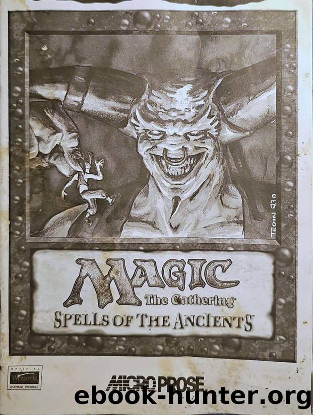 Magic: Spells Of The Ancients Instruction Manual by Microprose