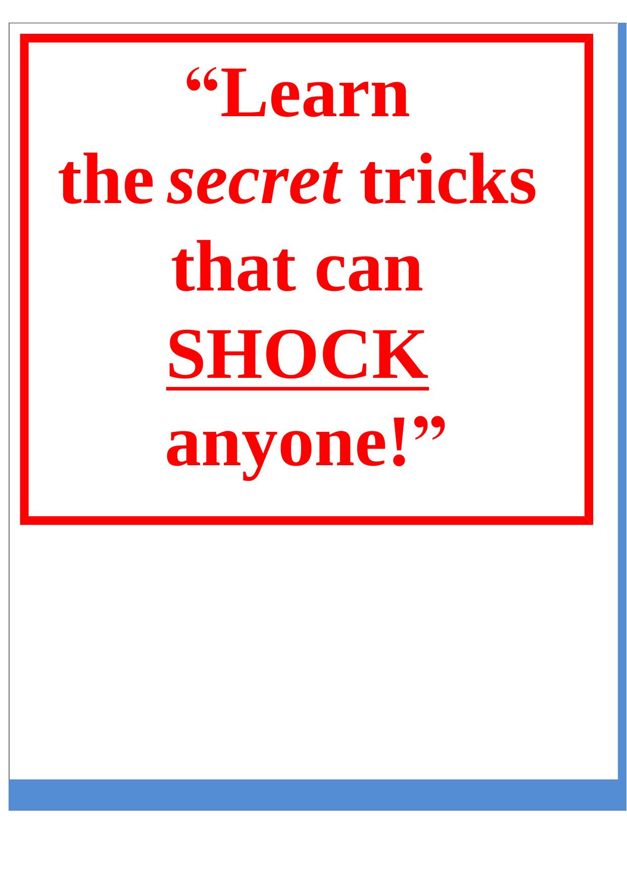 Magician Magic Secrets Revealed. by Best of Kuszter's Collection